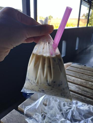 Owsianka na mleku sojowym